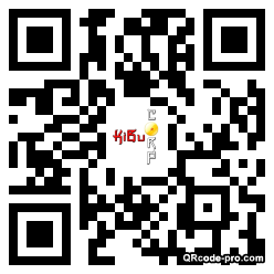 QR code with logo DTV0