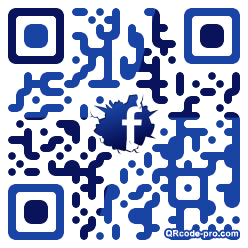 QR code with logo E040