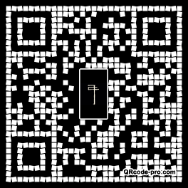 QR code with logo E140