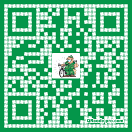 QR code with logo E3g0