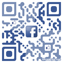 QR code with logo EbT0