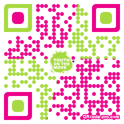 QR code with logo Efw0