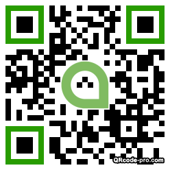 QR code with logo F010