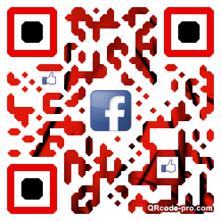 QR code with logo FMO0