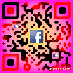 QR code with logo FOp0