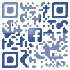 QR code with logo FbD0