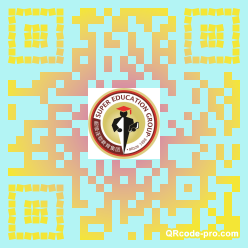 QR code with logo FjH0