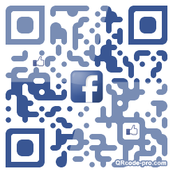 QR code with logo FkR0