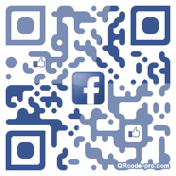 QR code with logo FlZ0