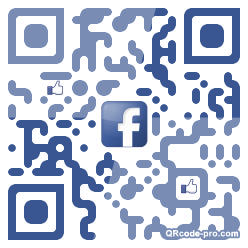 QR code with logo FpG0