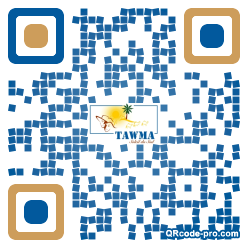 QR code with logo GWI0