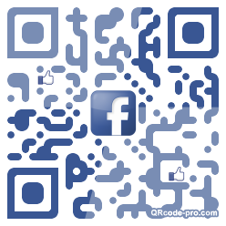 QR code with logo H010