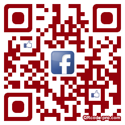 QR code with logo H2E0