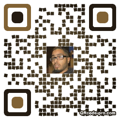 QR code with logo H3r0