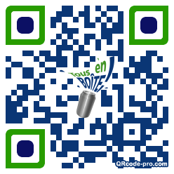 QR code with logo HAy0