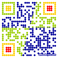 QR code with logo HBA0