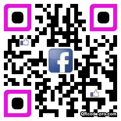 QR code with logo Hbr0