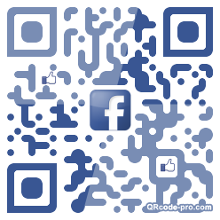 QR code with logo HfG0