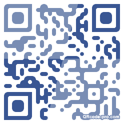 QR code with logo HiS0