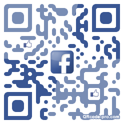 QR code with logo HmN0