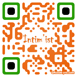 QR code with logo HnA0