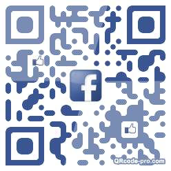 QR code with logo Hnu0