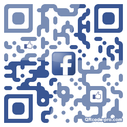 QR code with logo HWG0