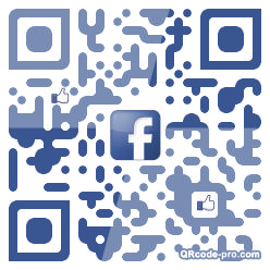 QR code with logo IB80