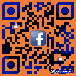 QR code with logo In20