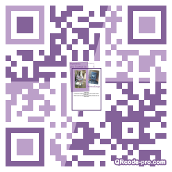 QR code with logo K3d0