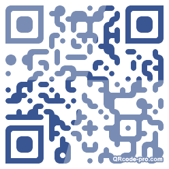 QR code with logo KAW0