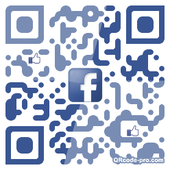 QR code with logo KBi0