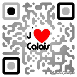 QR code with logo KCz0