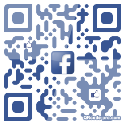 QR code with logo KM00