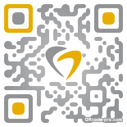 QR code with logo KQB0