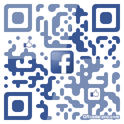 QR code with logo KV50