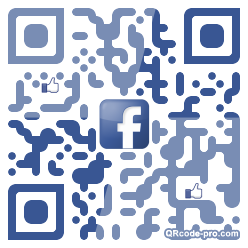 QR code with logo KaI0