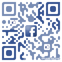 QR code with logo Klx0