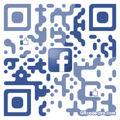 QR code with logo L0W0