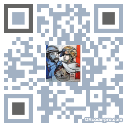 QR code with logo L0x0