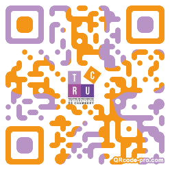 QR code with logo L1g0