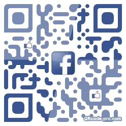 QR code with logo L1p0