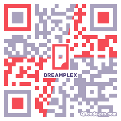 QR code with logo L390