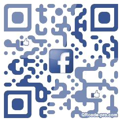 QR code with logo LN70