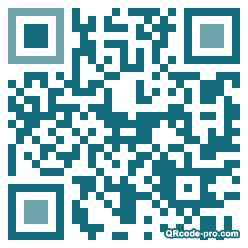 QR code with logo M1h0