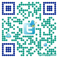 QR code with logo M230