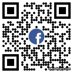 QR code with logo M4z0