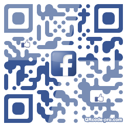 QR code with logo M7H0