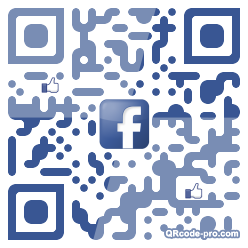 QR code with logo MAI0