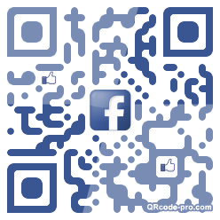 QR code with logo MFe0